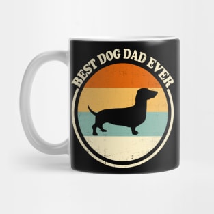 Best Dog Dad Ever Dachshund Vintage Mug